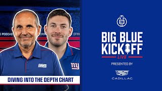 Diving into the Depth Chart | Big Blue Kickoff Live | New York Giants