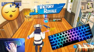 [1 HOUR] Relaxing & SleepyKeyboard ASMR Sounds Smooth Fortnite Gameplay