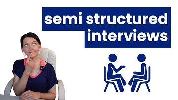 Semi structured interviews in qualitative research