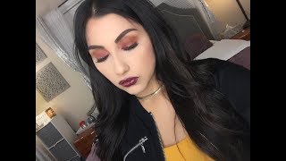 Fall Dark Vampy Makeup Tutorial | Bold Lip | Debbie Tracy
