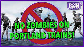 No Zombies On Portland Transit! ☕ #zombies #portland #trimet
