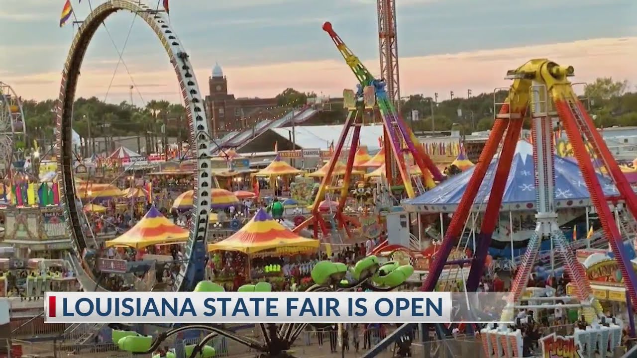 Louisiana State Fair opening day - YouTube