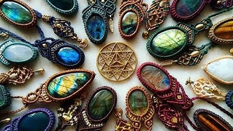 DIY Macrame Necklace Tutorial | Micro Macrame easy step by step