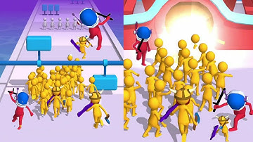 JOIN CLASH 3D-UPGRADE ALL LEVEL |250 (ios&android)BONUS LEVEL GAMEPLAY