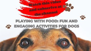 Playing with Food Fun and Engaging Activities for Dogs screenshot 1