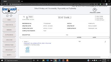 #22 EWARP  (digital checklist - Manager Console)- LOCK A COMPLETED TASK
