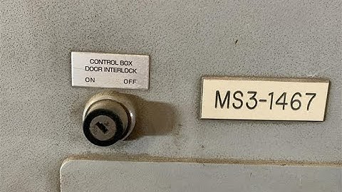 Mori Seiki SL-603/MAPPS/Fanuc 32iB: Safety features. Control Box Door Interlock verification