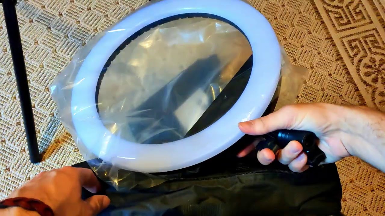 SLP R-300 Кольцевой свет! Распаковка и обзор! Студийный свет от подписчиков