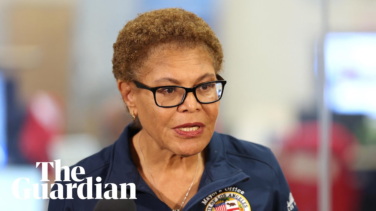 Los Angeles mayor Karen Bass holds a news conference – watch live