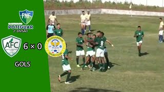 ALECRIM 6 × 0 PARNAMIRIM GOLS CAMPEONATO POTIGUAR SEGUNDA DIVISÃO 2022