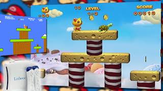 Let's compare remakes - Candy Bear vs Super Mario Bros [Lexibook vs NES - Side by side comparison] screenshot 5