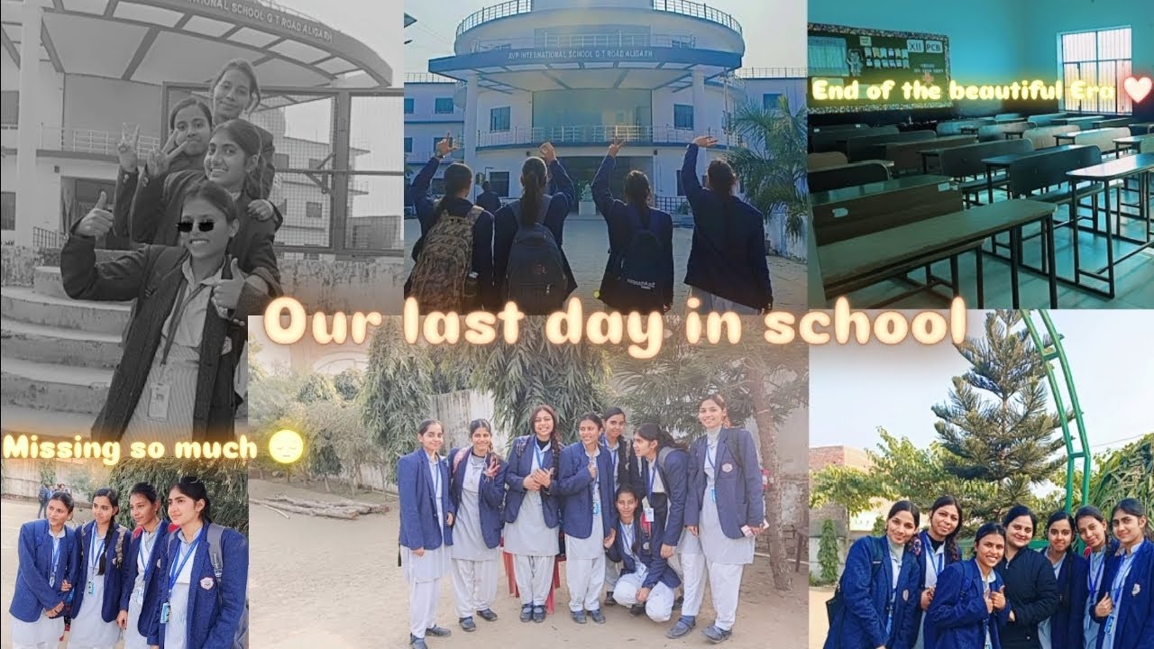 Our last day in school 🎒 II funny moments II missing these memories 😭# ...