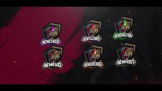 Animated Twitch Design Pack for Ironbear99
