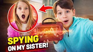 Spying on My Sister for 24 Hours! 🤫