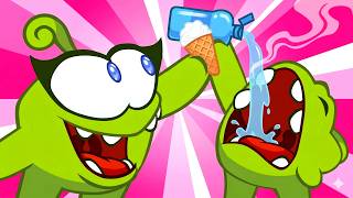 Om Nom Stories 💚 แถวรอซื้อไอศกรีม 🍦 Season 28 Nomville — Ice Cream Line ⭐ Super Toons TV Thai