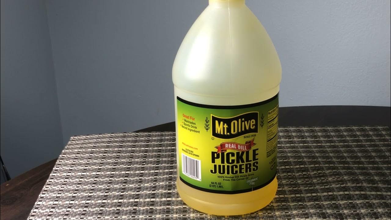 Quick Honest Review of the Mt. Olive Pickle Juice 100 Kosher Dill