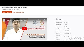 POWER QUALITY IMPROVEMENT TECHNIQUES