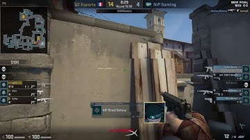 G2 vs Nip. GeT RiGhT 3k to secure the round Inferno. DreamHack Masters Malmö 2017