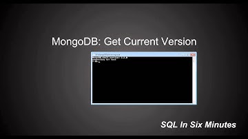 MongoDB: Get Current Version