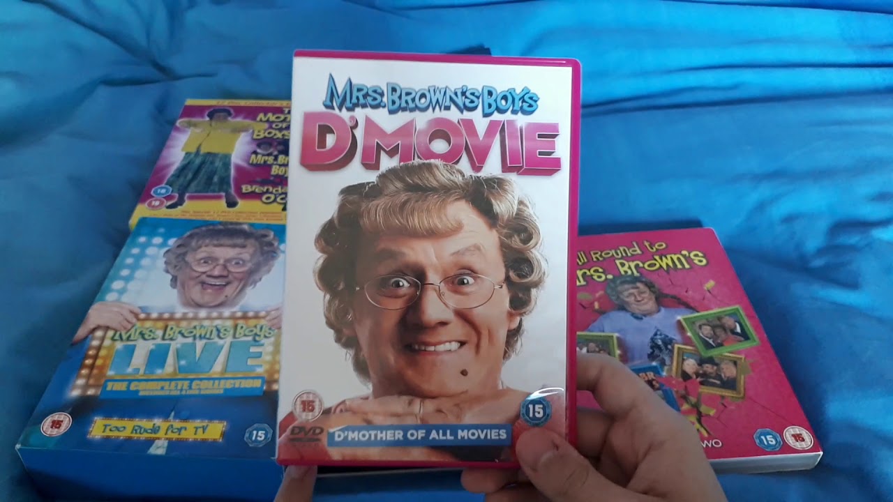 My (almost) complete Mrs Brown's Boys DVD Collection (+ books)