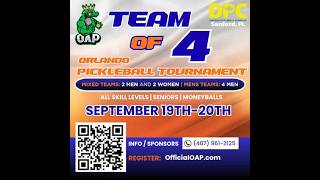 OAP Team Of 4 Men 4.0-4.5 Tournament Gold Match @ DPC Sanford