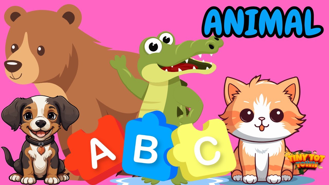 ABC Animal Song: A is for Alligator, B is for Bear, C is for Cat and ...