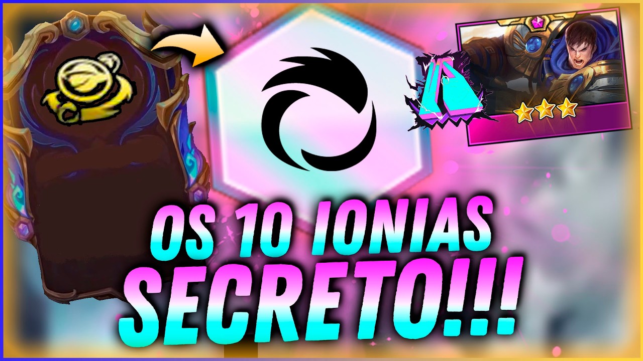 CONSEGUI FAZER OS 10 IONIAS PRISMÁTICO! É QUEBRADO MESMO??!! | Teamfight Tactics
