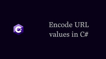 How to Encode URL values in C#