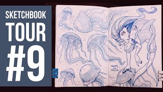 Sketchbook tour #9. Part 1 of 2018