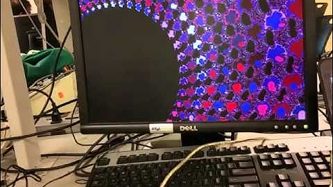 Mandelbrot FFT color animation and zoom