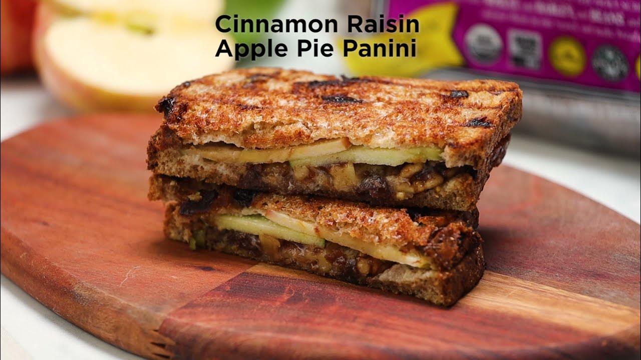 Cinnamon Raisin Apple Pie Panini Food For Life YouTube