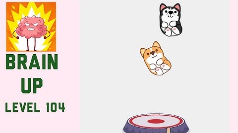 Brain Up Level 104 Jump on the trampoline in 10s Walkthrough