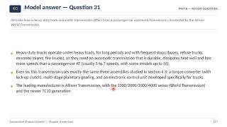 Automotive Chassis Systems | Chapter 4.BT (Part 6/6) — Short-answer Q25-35