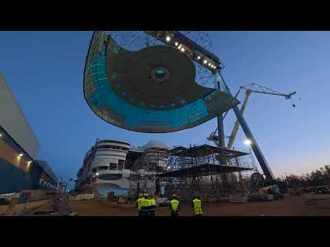 Hero of the Seas - Lifting the AquaDome