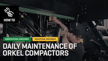 Daily maintenance | Training videos | Orkel compactors