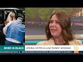 Woman talks about moment her sister-in-law threw black paint on her wedding dress