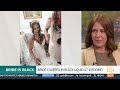 Woman talks about moment her sister-in-law threw black paint on her wedding dress