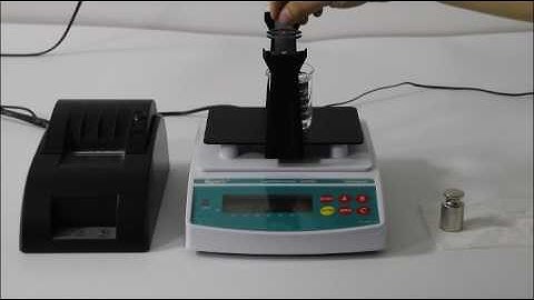 Demo Video for Liquids Density Meter , Densimeter , Densitometer AU-300L
