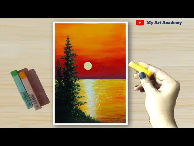 Soft Pastel Landscape Drawing · Art Prof
