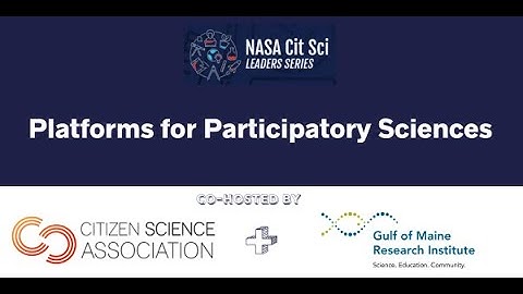 Platforms for Participatory Sciences (2023)