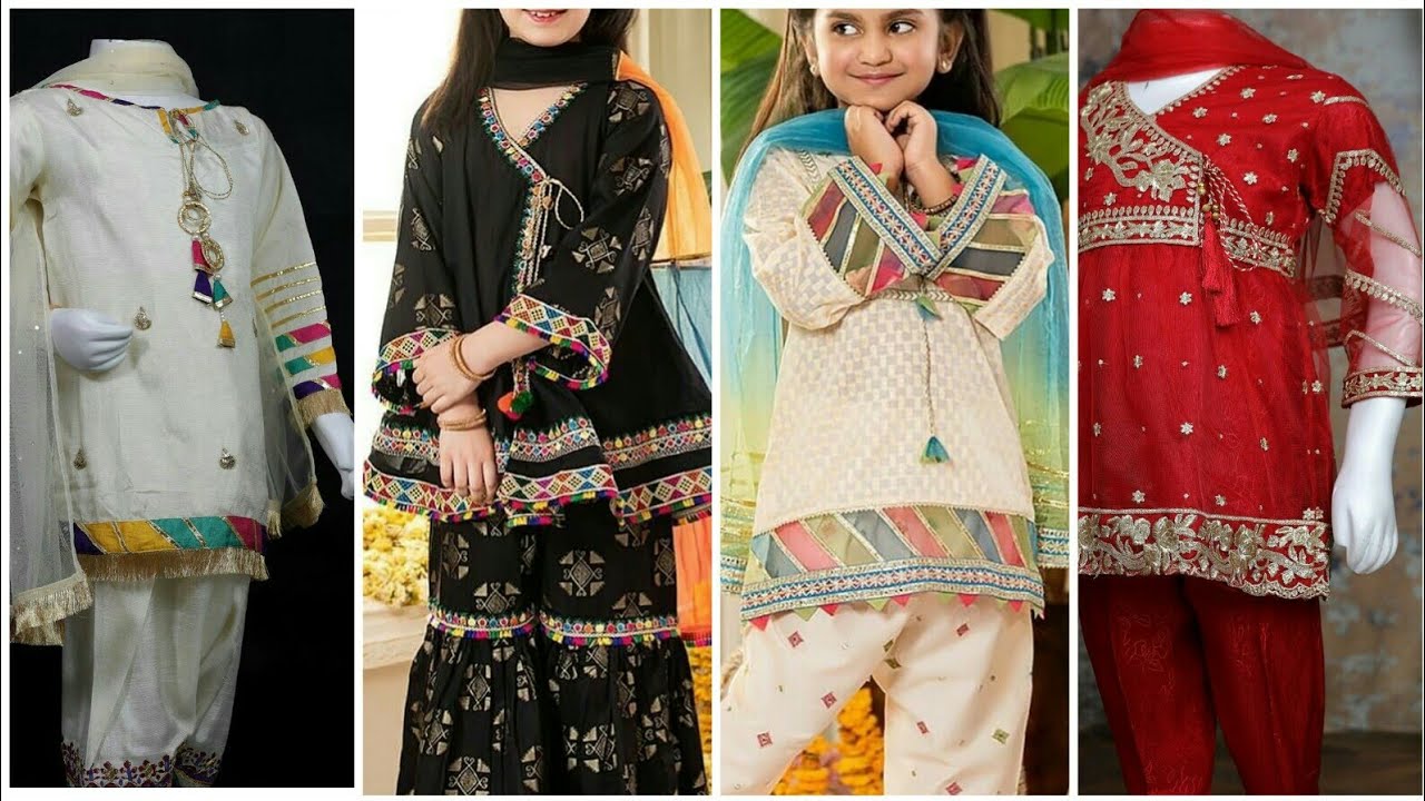 fancy eid dress designing  baby girl party wear dresses youtube