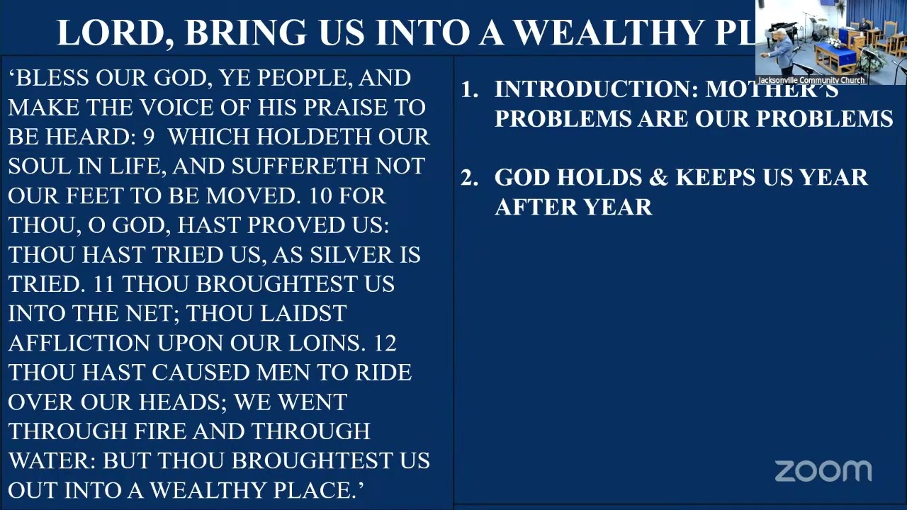 Lord Bring Us Into A Wealthy Place_May 10, 2026