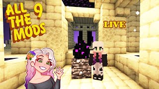 Minecraft All The Mods 9 (ATM9) - Stream 11 (Building, The Dragon and Adventures!)