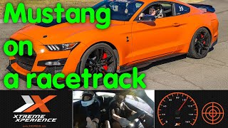 Xtreme Xperience: Mustang skids and fishtails in a chicane