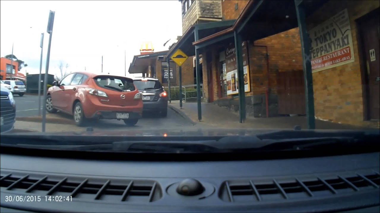 Car Stuck in McDonald's DriveThru YouTube