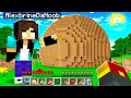 noob Girl builds BIGGEST Dirt house in Minecraft (Secret)