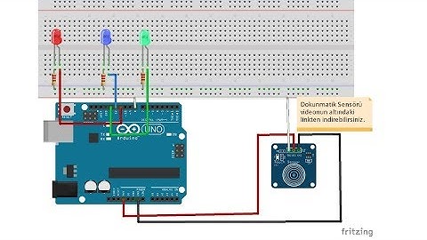Arduino ile Dokunmatik Sensör(TTP223B) Kullanımı || How to use Touch Sensor with Arduino