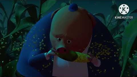 chicken little (2005) alien chase normal fast slow and reversed