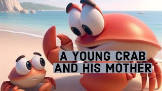 A YOUNG CRAB AND HIS MOTHER #kids #munna#education #trending #englishstory #moralstories