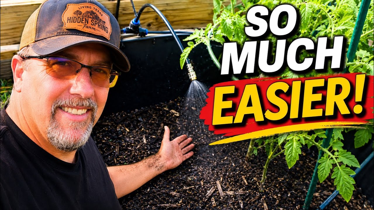 This Simple DIY Irrigation System Saves Me Hours Every Week! - YouTube